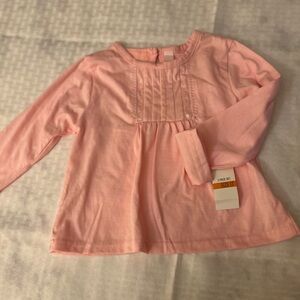 Pink Long Sleeve Kids Shirt